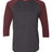 American Apparel Men's Poly-Cotton 3/4-Sleeve Raglan T-Shirt American Apparel