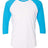 American Apparel Men's 50/50 Raglan Three-Quarter Sleeve Tee Mens Apparel Shirts & Tops