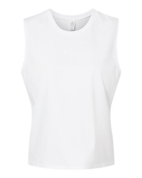 Alternative Women's Cotton Jersey Go-To Crop Muscle Tank Alternative