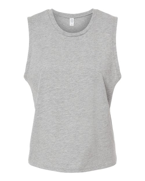 Alternative Women's Cotton Jersey Go-To Crop Muscle Tank Alternative