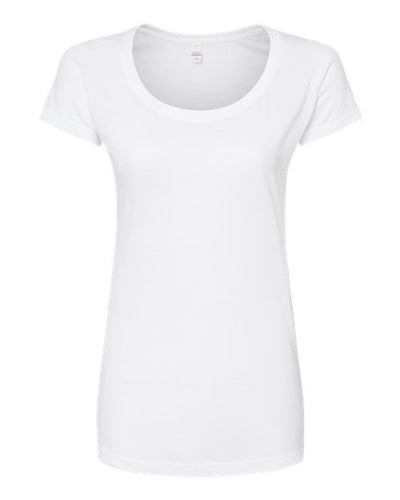 Tultex Women's Poly-Rich Scoop Neck T-Shirt
