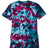Dyenomite Men's LaMer Over-Dyed Crinkle Tie Dye T-Shirt Dyenomite