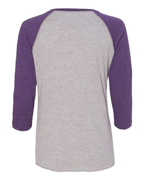 LAT Women's Baseball Fine Jersey Three-Quarter Sleeve Tee LAT