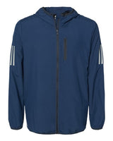 Adidas Men's Hooded Full-Zip Windbreaker adidas