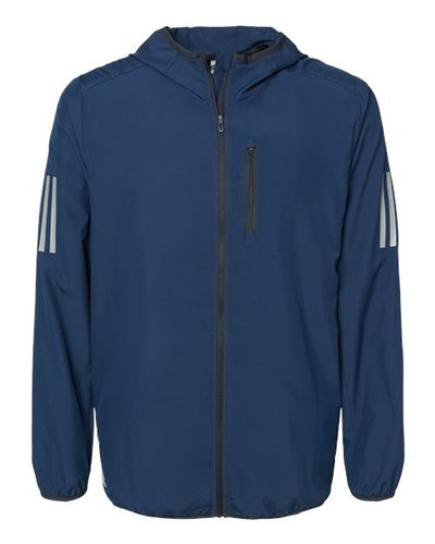 Adidas Men's Hooded Full-Zip Windbreaker