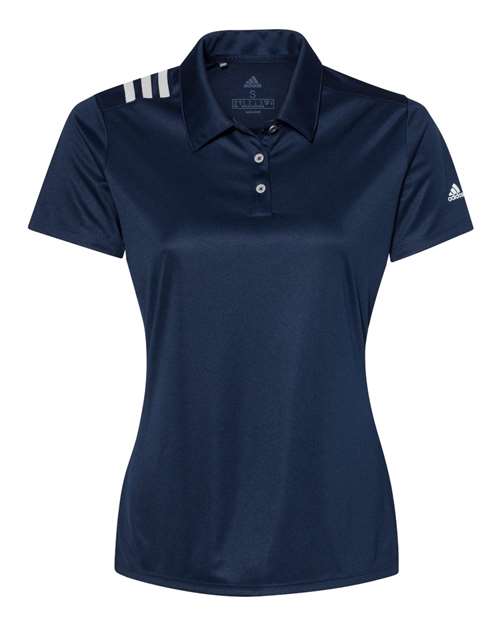 Adidas Women's 3-Stripes Shoulder Polo Adidas