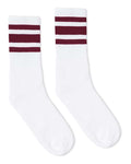SOCCO USA-Made Striped Crew Socks SOCCO