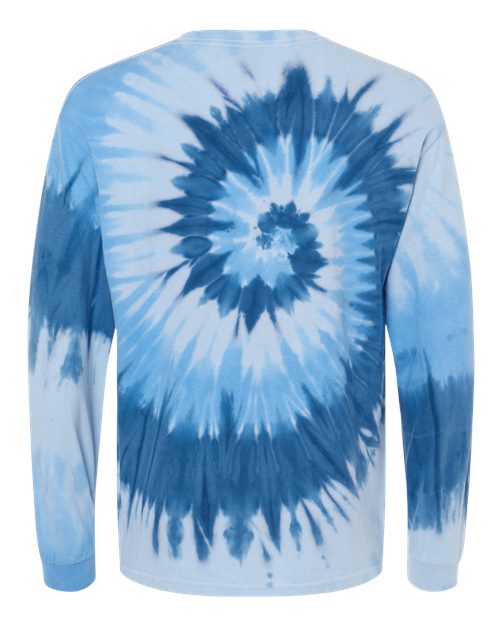 Dyenomite Unisex Spiral Tie-Dyed Long Sleeve T-Shirt Dyenomite