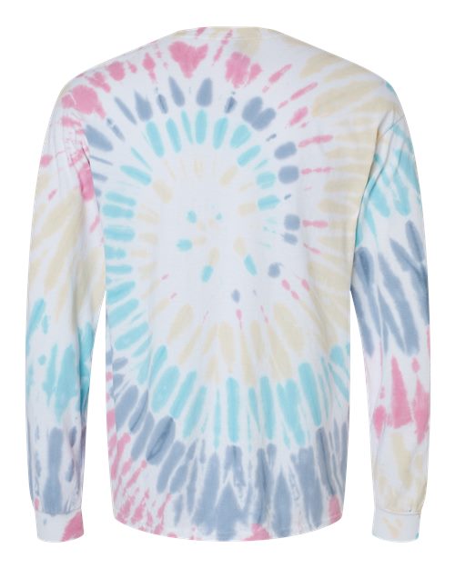 Dyenomite Unisex Spiral Tie-Dyed Long Sleeve T-Shirt Dyenomite