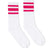 SOCCO USA-Made Striped Crew Socks SOCCO