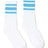 SOCCO USA-Made Striped Crew Socks SOCCO