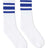 SOCCO USA-Made Striped Crew Socks SOCCO