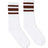 SOCCO USA-Made Striped Crew Socks SOCCO