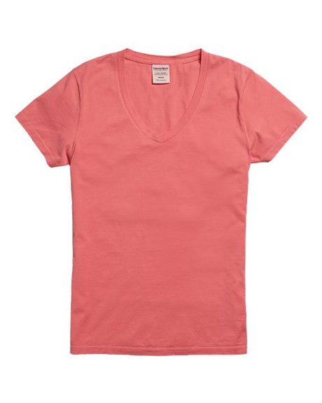 Hanes ComfortWash by Hanes Garment-Dyed Women's V-Neck T-Shirt Hanes