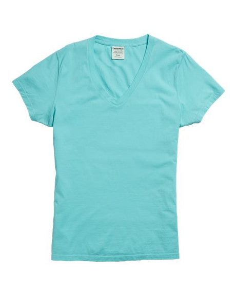 Hanes ComfortWash by Hanes Garment-Dyed Women's V-Neck T-Shirt Hanes