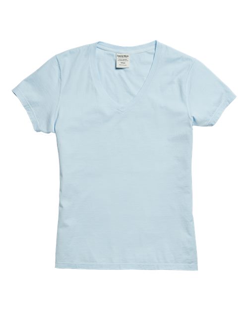 Hanes ComfortWash by Hanes Garment-Dyed Women's V-Neck T-Shirt Hanes