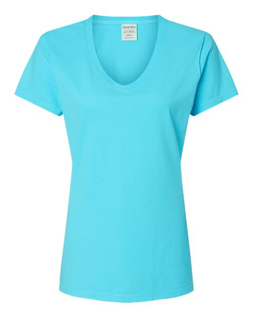 Hanes ComfortWash by Hanes Garment-Dyed Women's V-Neck T-Shirt Hanes