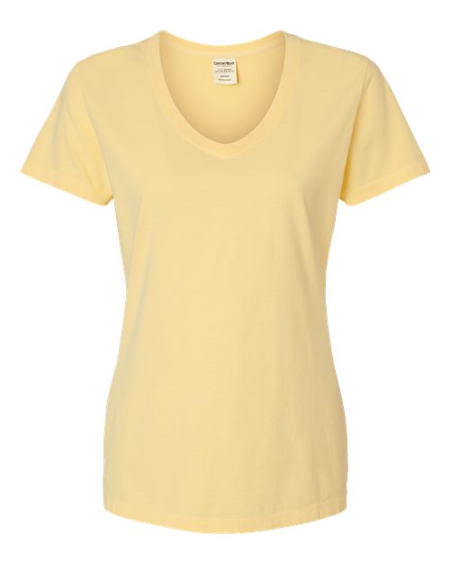 Hanes ComfortWash by Hanes Garment-Dyed Women's V-Neck T-Shirt Hanes