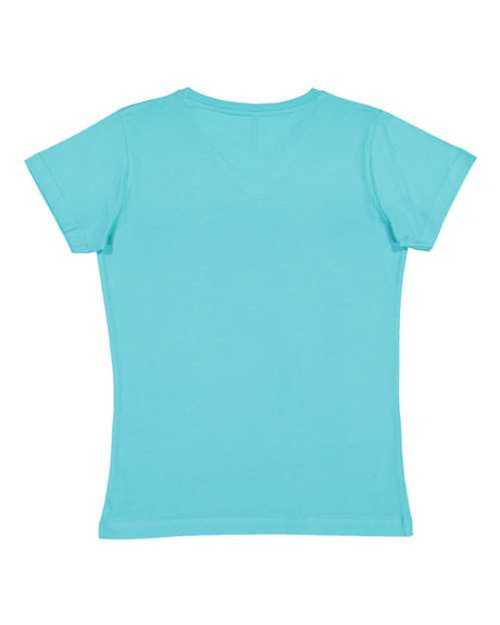 LAT Women's V-Neck Fine Jersey Tee LAT