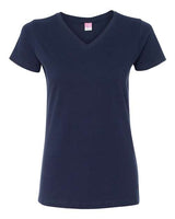 LAT Women's V-Neck Fine Jersey Tee LAT