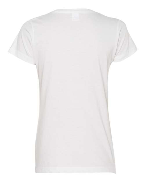 LAT Women's V-Neck Fine Jersey Tee LAT