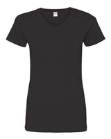 LAT Women's V-Neck Fine Jersey Tee LAT