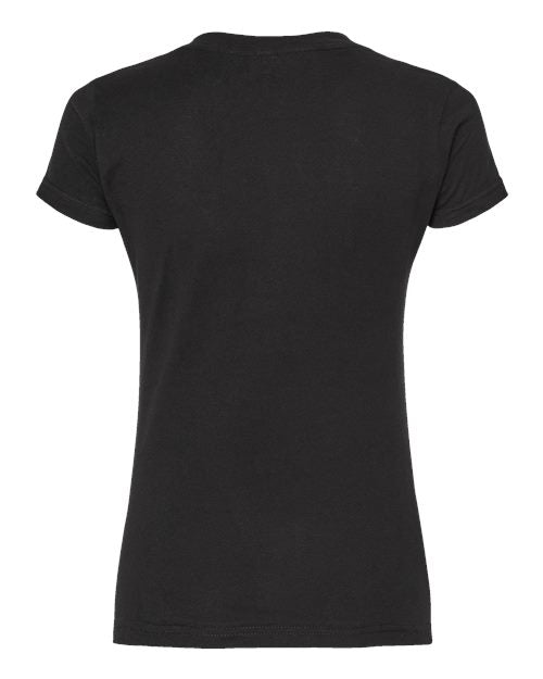 Tultex Women's Slim Fit Fine Jersey V-Neck T-Shirt Tultex