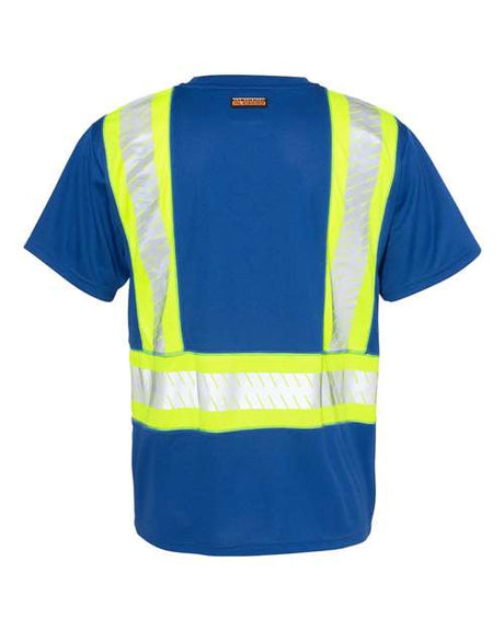 Kishigo Men's EV Series® Enhanced Visibility Contrast Pocket T-Shirt Kishigo
