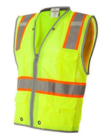 Kishigo Men's Premium Brilliant Series Heavy-Duty Class 2 Vest Kishigo