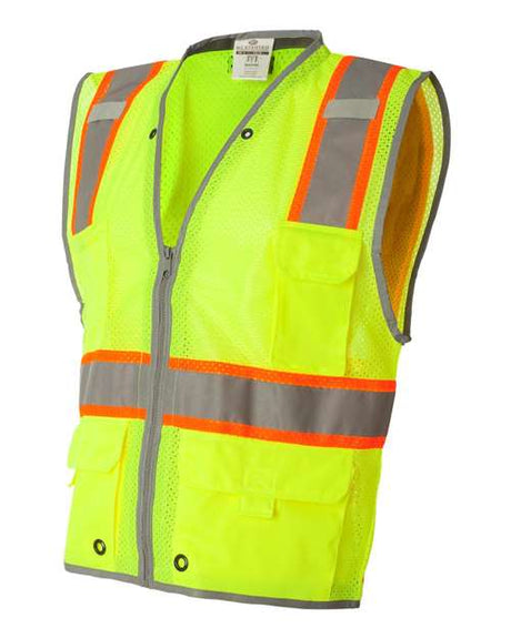 Kishigo Men's Premium Brilliant Series Heavy-Duty Class 2 Vest Kishigo