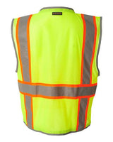 Kishigo Men's Premium Brilliant Series Heavy-Duty Class 2 Vest Kishigo