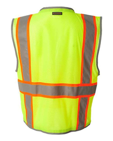 Kishigo Men's Premium Brilliant Series Heavy-Duty Class 2 Vest Kishigo