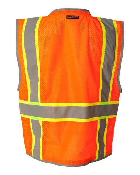 Kishigo Men's Premium Brilliant Series Heavy-Duty Class 2 Vest Kishigo