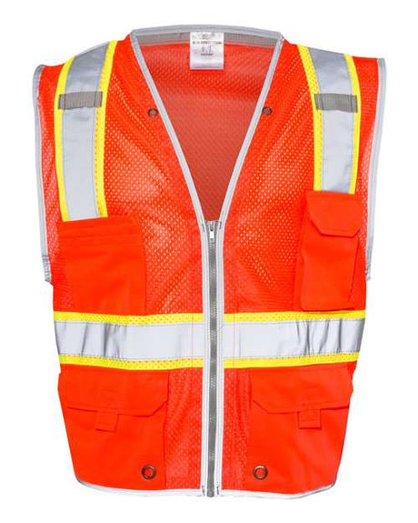 Kishigo Men's Premium Brilliant Series Heavy-Duty Class 2 Vest Kishigo