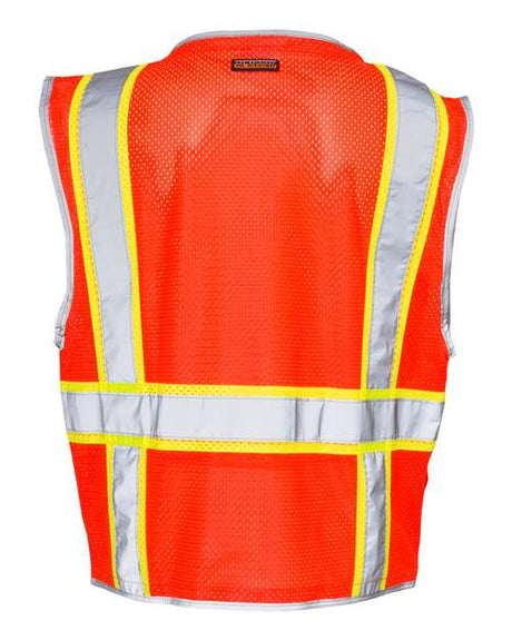 Kishigo Men's Premium Brilliant Series Heavy-Duty Class 2 Vest Kishigo
