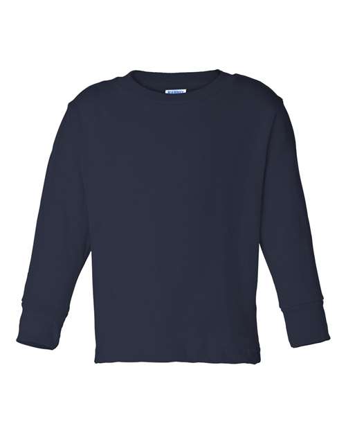 Rabbit Skins Toddler's Long Sleeve Cotton Jersey Tee Rabbit Skins