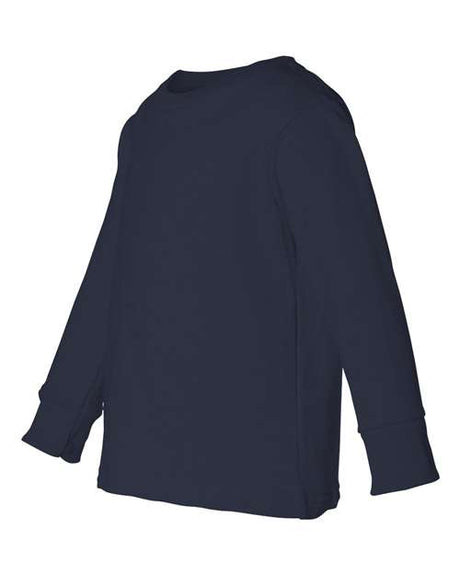 Rabbit Skins Toddler's Long Sleeve Cotton Jersey Tee Rabbit Skins