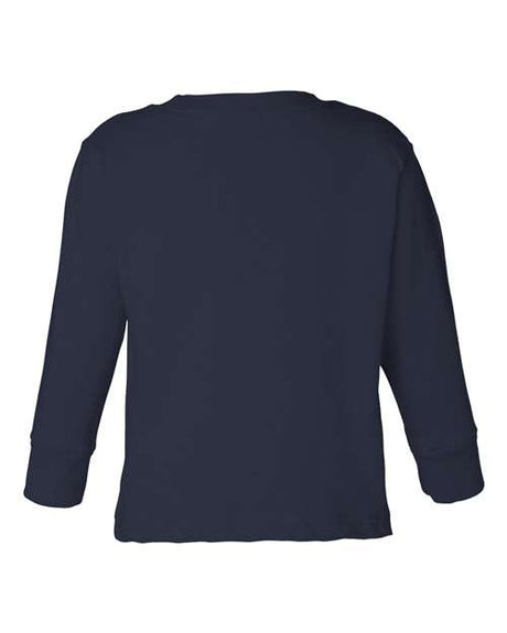 Rabbit Skins Toddler's Long Sleeve Cotton Jersey Tee Rabbit Skins