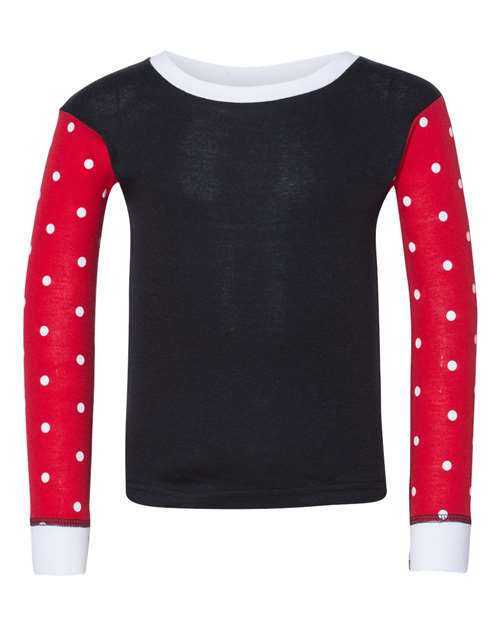 Rabbit Skins Toddler's Baby Rib Long Sleeve Pajama Top Rabbit Skins