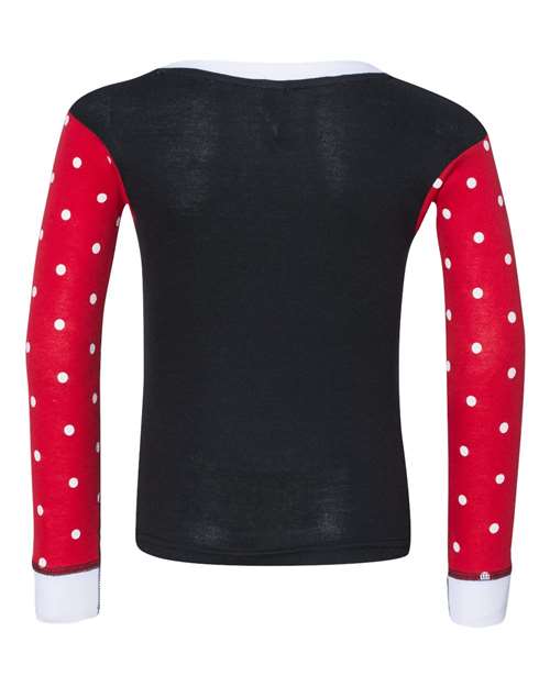 Rabbit Skins Toddler's Baby Rib Long Sleeve Pajama Top Rabbit Skins