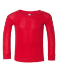 Rabbit Skins Toddler's Baby Rib Long Sleeve Pajama Top Rabbit Skins