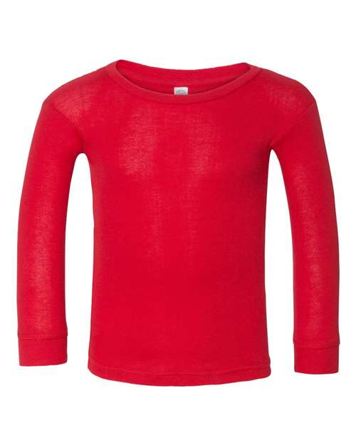 Rabbit Skins Toddler's Baby Rib Long Sleeve Pajama Top Rabbit Skins