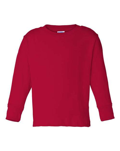 Rabbit Skins Toddler's Long Sleeve Cotton Jersey Tee