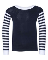 Rabbit Skins Toddler's Baby Rib Long Sleeve Pajama Top Rabbit Skins