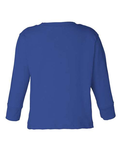 Rabbit Skins Toddler's Long Sleeve Cotton Jersey Tee Rabbit Skins