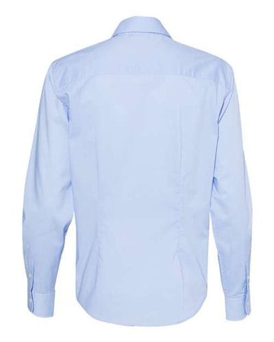 Van Heusen Women's Cotton/Poly Solid Point Collar Shirt