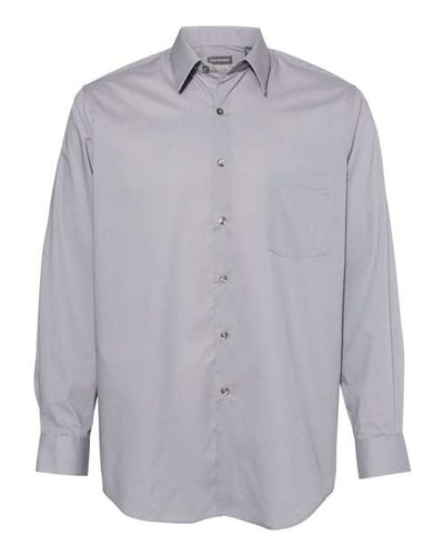Van Heusen Men's Broad Cloth Point Collar Solid Shirt