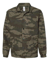 Independent Trading Co. Men's Water-Resistant Windbreaker Coach's Jacket Independent Trading Co.