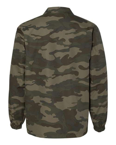 Independent Trading Co. Men's Water-Resistant Windbreaker Coach's Jacket Independent Trading Co.