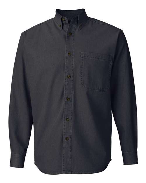 Sierra Pacific Men's Long Sleeve Denim Shirt Sierra Pacific